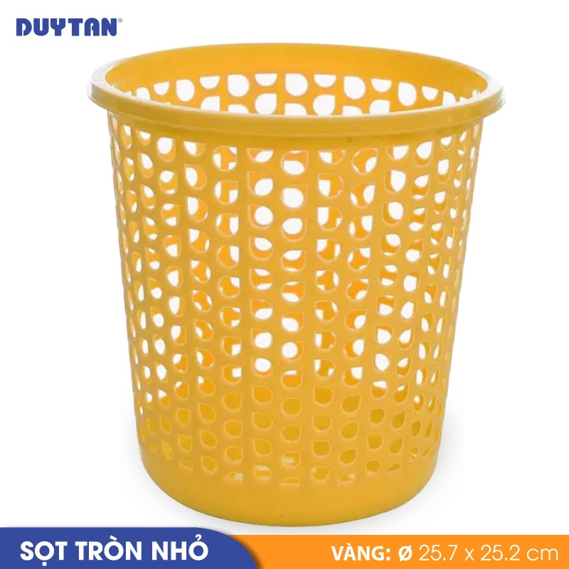 Sọt tròn nhỏ nhựa Duy Tân - 20779 - Giao màu ngẫu nhiên - Hàng chính hãng
