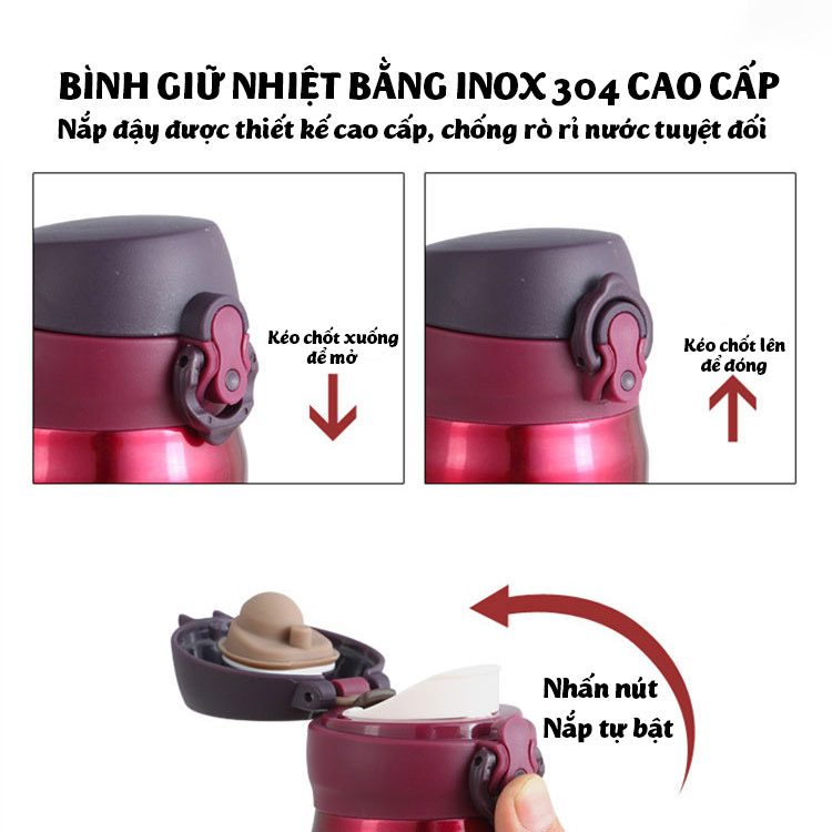 Bình giữ nhiệt cao cấp 500ml