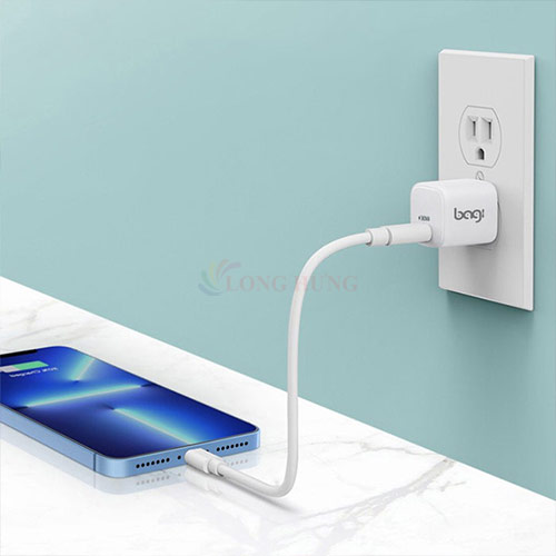 Cốc sạc Bagi 30W 1USB 1Type-C PD30W - Hàng chính hãng