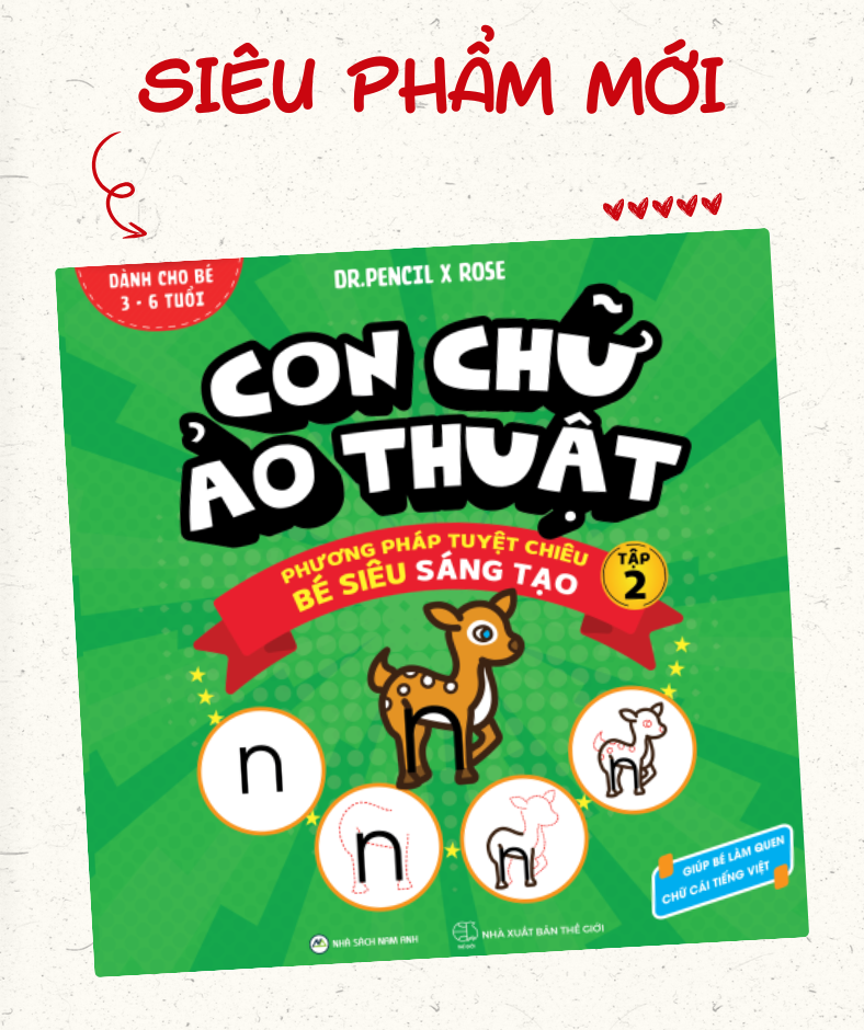 Sách Con Chữ Ảo Thuật - Tập 2 - Tác giả Dr. Pencil & Rose