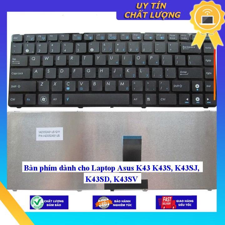 Bàn phím dùng cho Laptop Asus K43 K43S K43SJ K43SD K43SV - Hàng chính hãng  MIKEY202