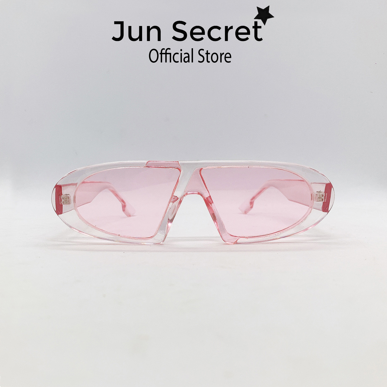 Kính mát nữ thời trang gọng nhựa kiểu dáng độc đáo chống tia UV Jun Secret  JS90A65