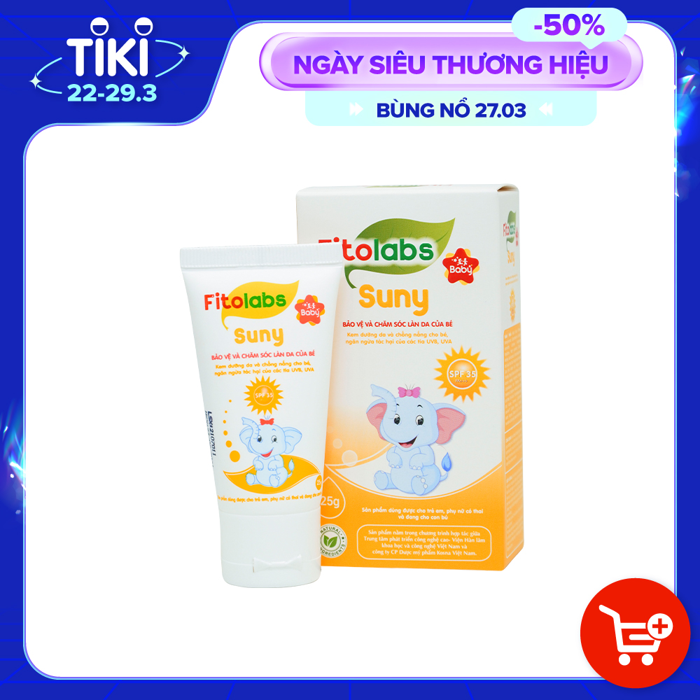 Kem chống nắng cho bé Fitolabs Suny SPF 35, PA+++