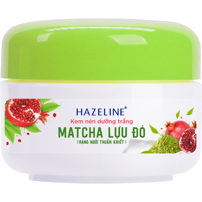 Kem Nén Dưỡng Trắng Hazeline Matcha Và Lựu Đỏ (8g)