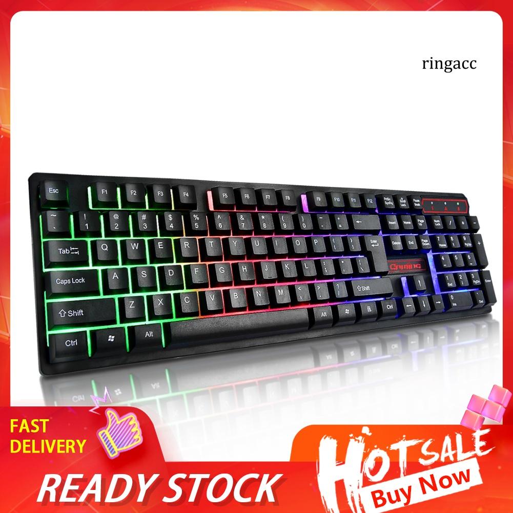 Bàn Phím Cơ Gaming Y604 Có Dây Có Đèn Nền Dành Cho Máy Tính Laptop
