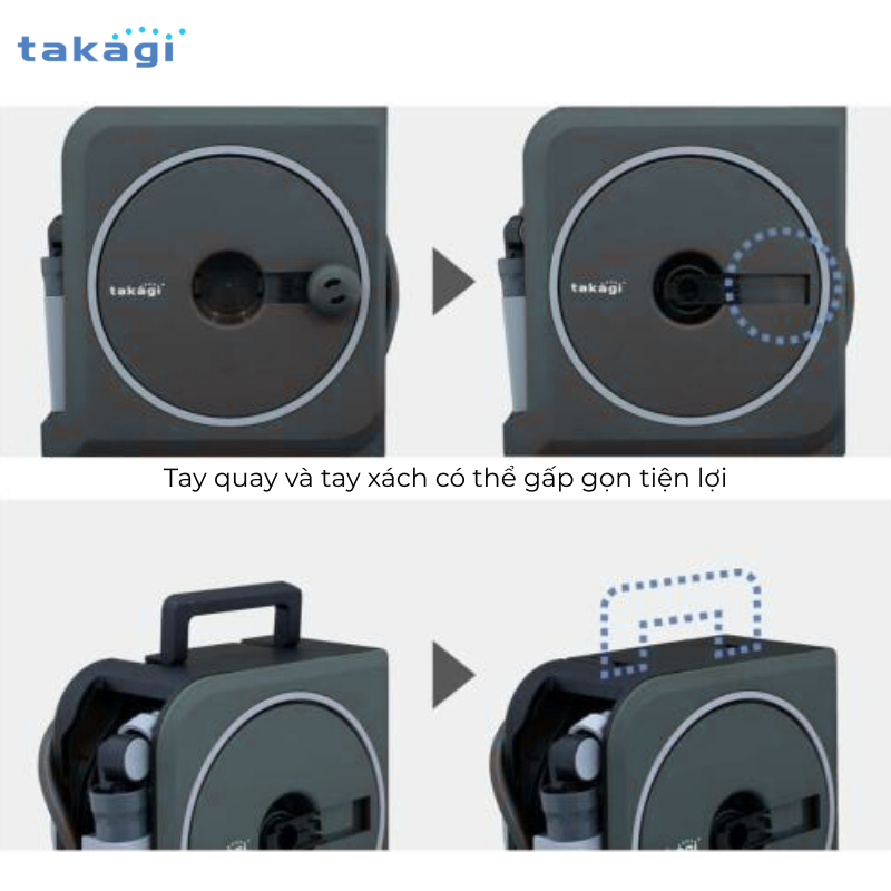 Bộ Vòi Tưới Takagi Nano Next 20m RM1220CG Hàng chính hãng