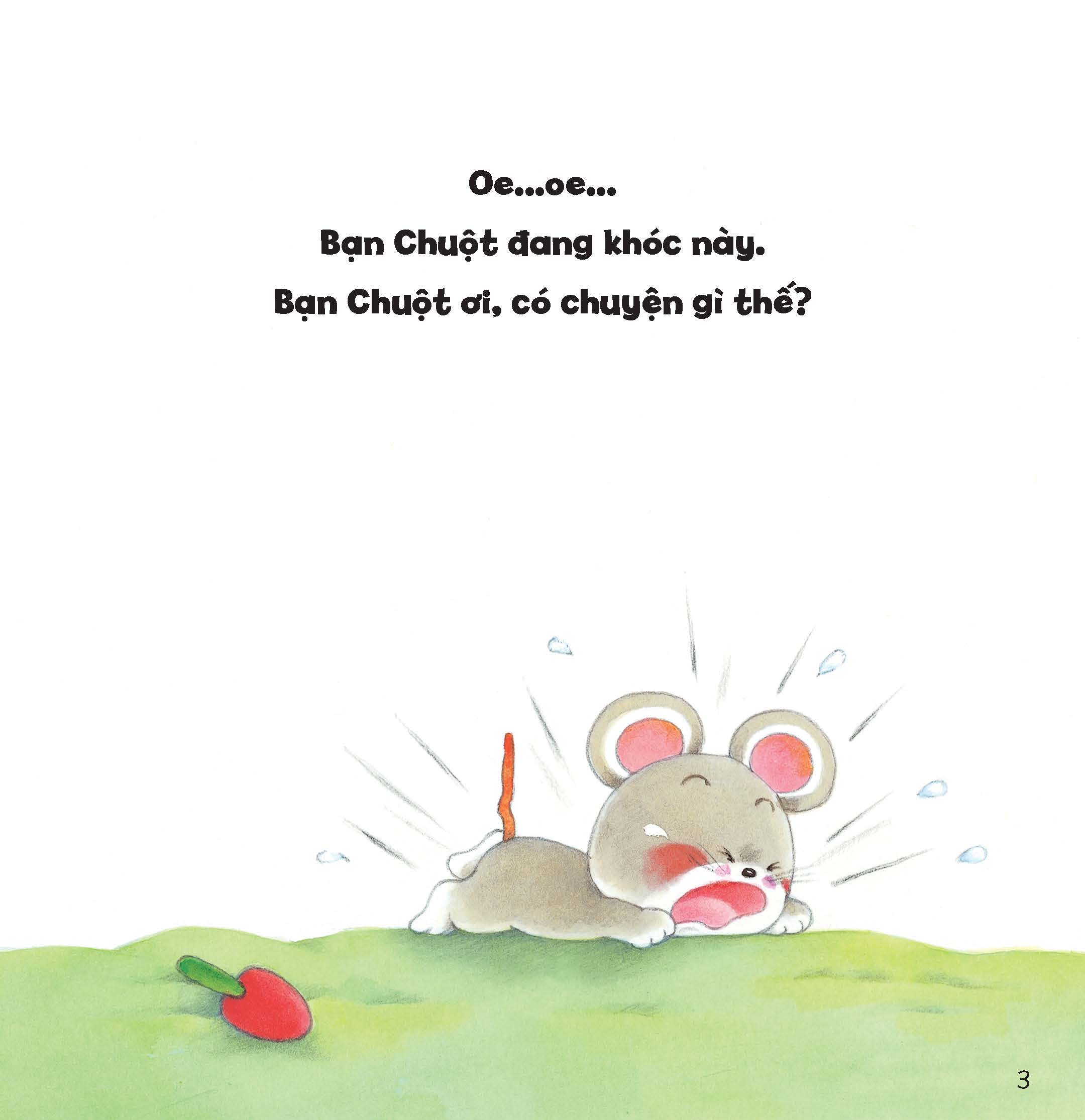 Bạn nào đang khóc nhỉ? - Tủ sách Ehon cho bé