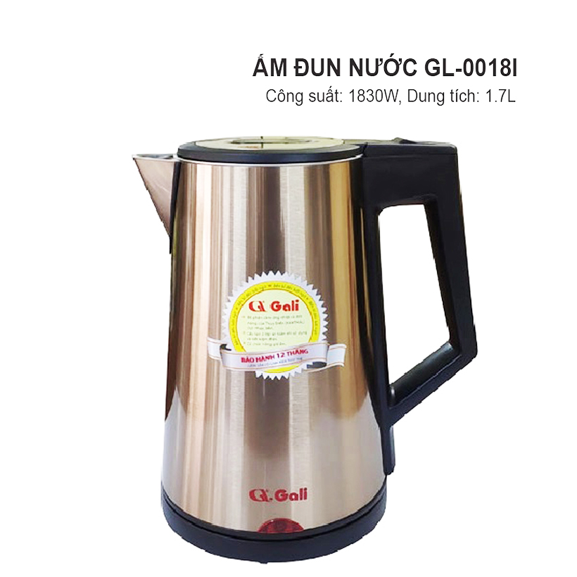 Ấm đun siêu tốc 1.8 lít Gali GL-0018I - Hàng chính hãng