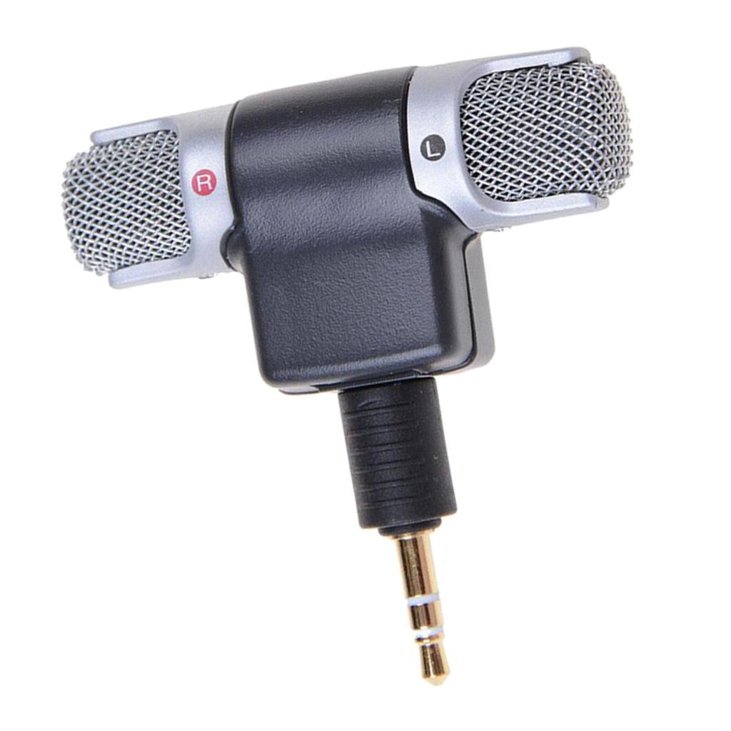 Mini 3.5mm Stereo Microphone Electret Condenser Microphone for Mobile Phone