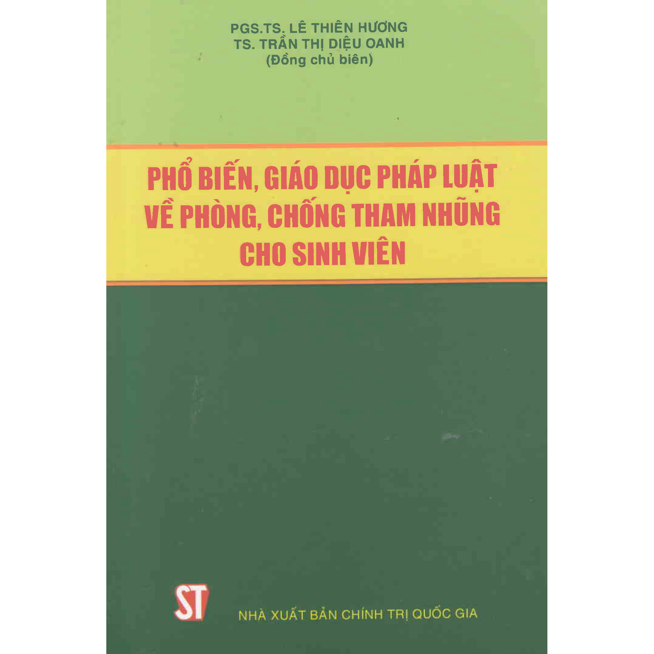 Sách Phổ Biến Giáo Dục Pháp Luật Về Phòng Chống Tham Nhũng Cho Sinh Viên