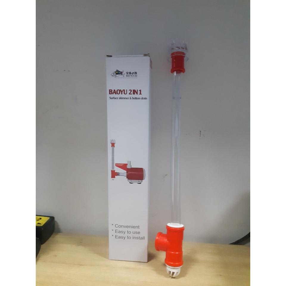Hút mặt hút đáy BAOYO 2 IN 1 MD27; MD34