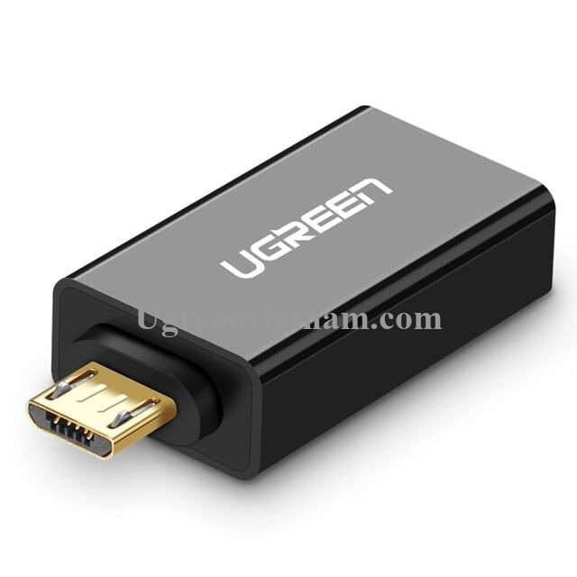 Đầu chuyển đổi Micro usb sang usb 2.0 UGREEN 30530 US195 - hàng chính hãng