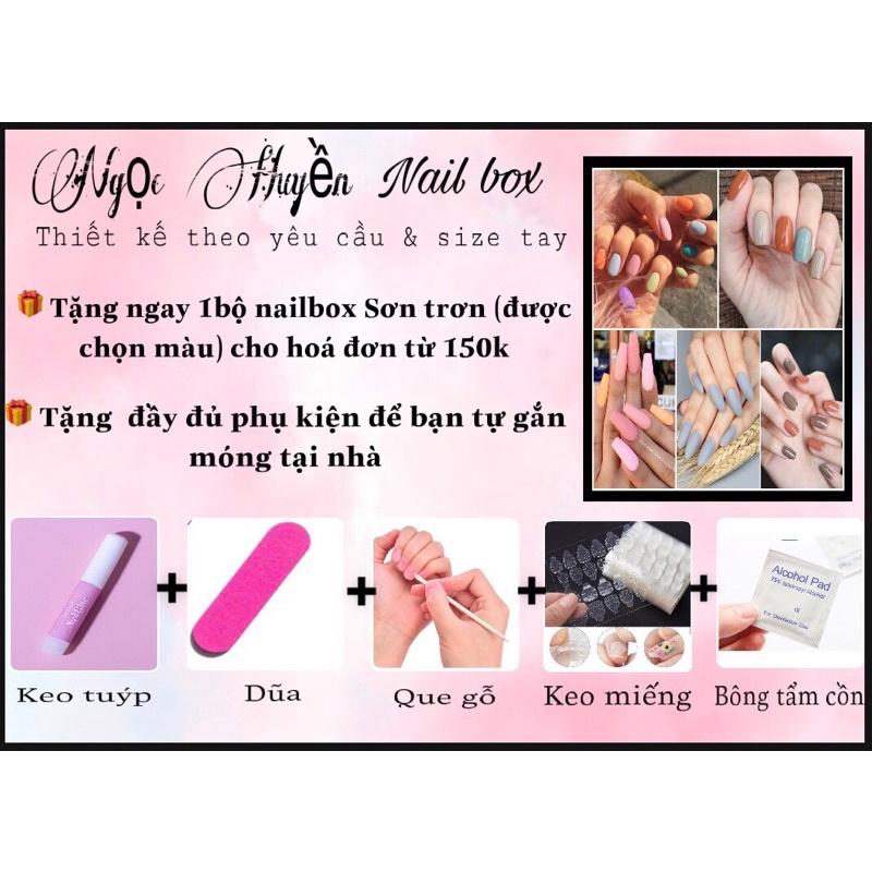 Nail box  thiết kế da beo