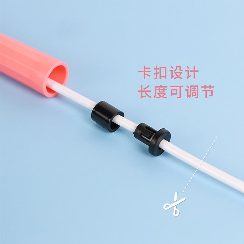 Mềm Đính Hạt Nhảy Dây Chống Trơn Trượt Tay Cầm Có Thể Điều Chỉnh Chống Rối Phân Đoạn Thể Dục Dây Nhảy Giữ Phù Hợp Luyện Tập Chơi