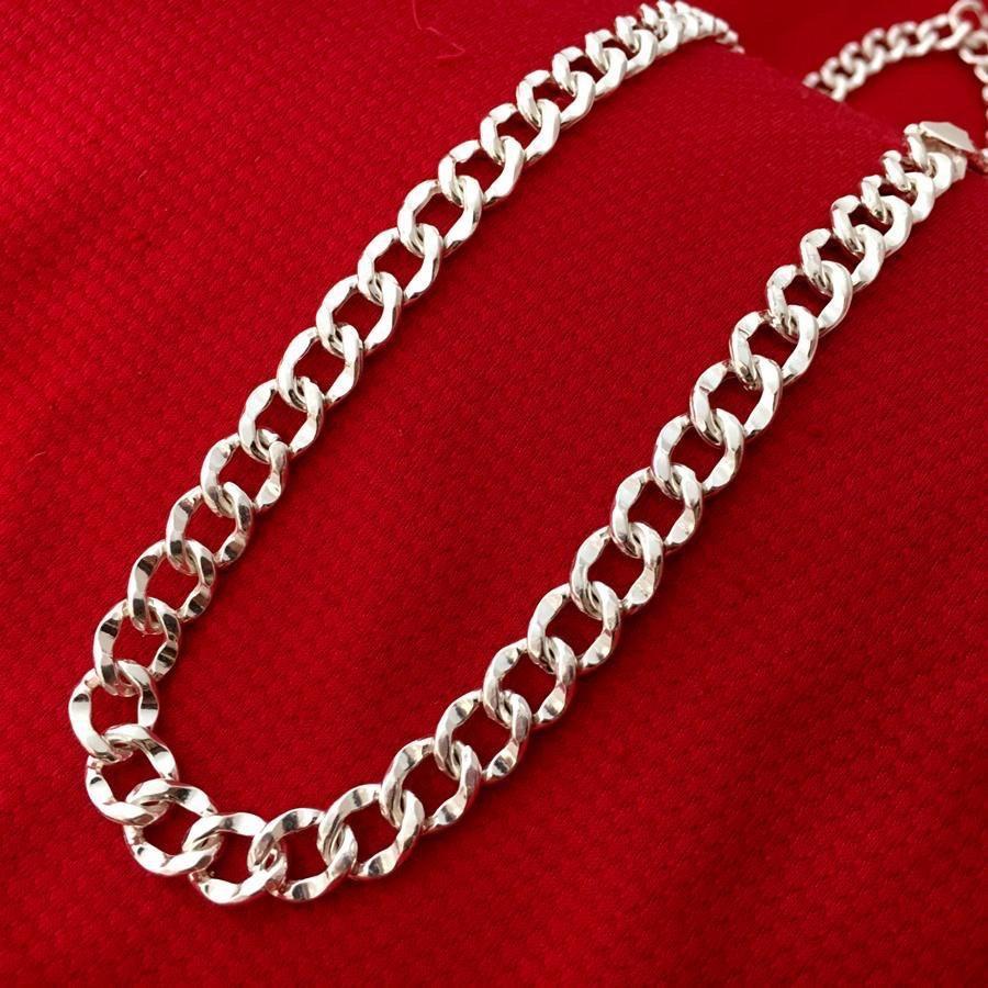 Dây chuyền bạc nam Bạc Quang Thản thiết kế kiểu mắt đơn đúc độ dài 50cm, trọng lượng có nhiều lựa chọn chất liệu bạc ta.