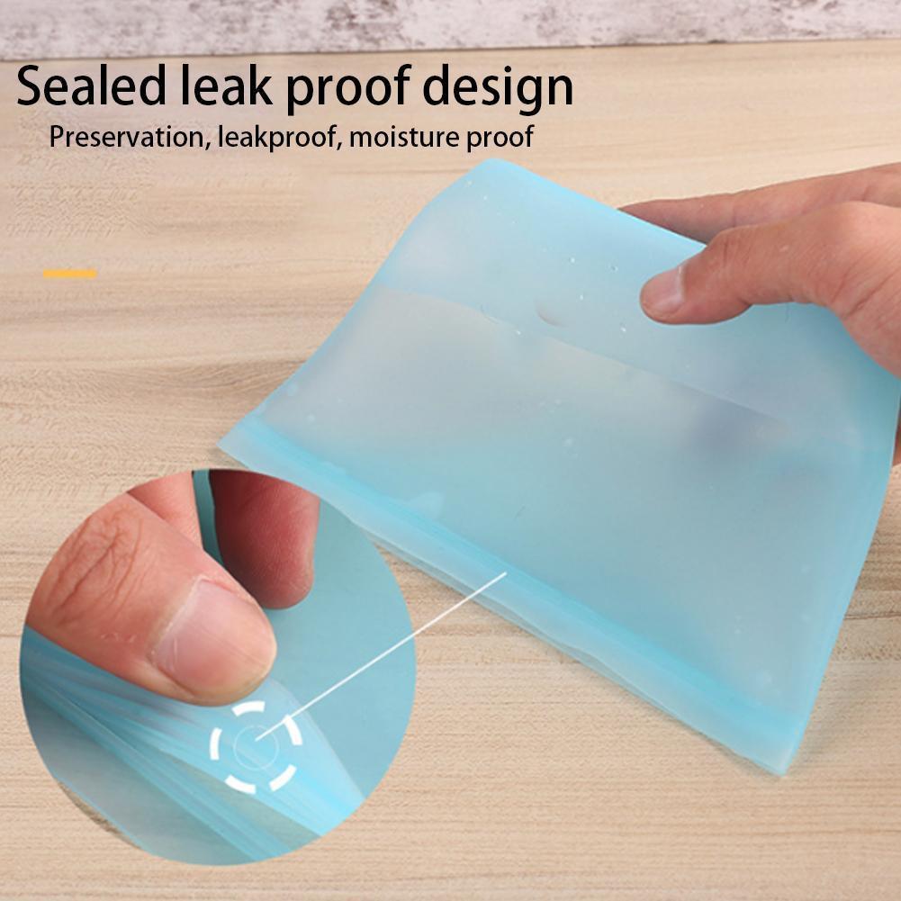 Bộ 8 túi đựng thực phẩm 8 Pack Reusable Zip Lock BPA Free - Home and Garden
