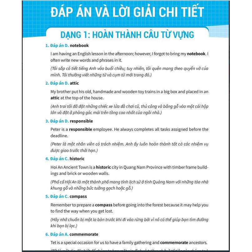Sách Bài tập hoàn thành câu tiếng Anh