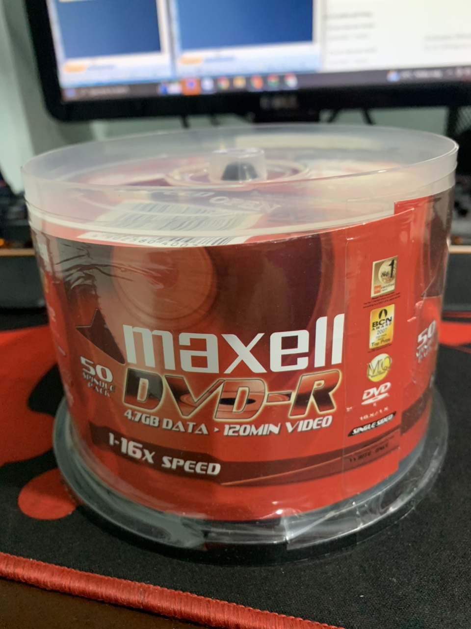 Đĩa DVD trắng Maxell (Hộp 50c) - JL - HÀNG CHÍNH HÃNG