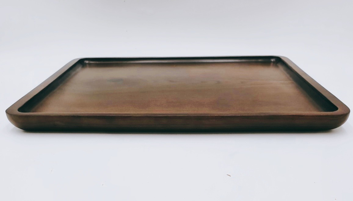 Khay gỗ spa - Màu Nâu - 26 x 37 x 2.5 cm