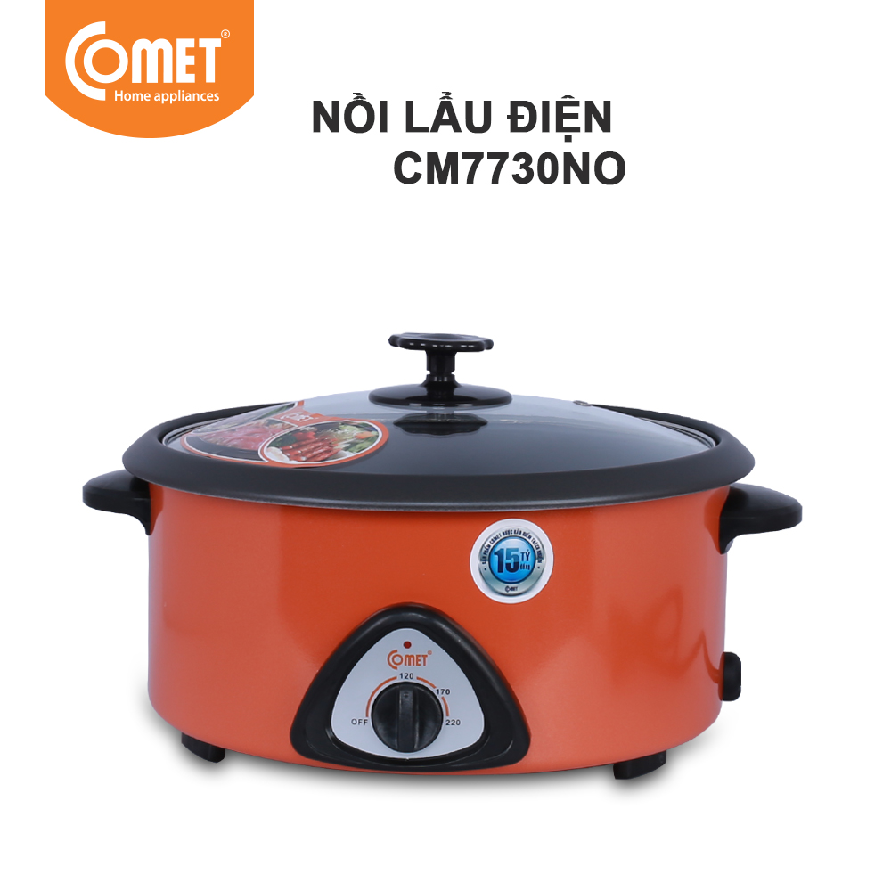 Nồi Lẩu điện Comet CM7730  - Hàng Chính Hãng