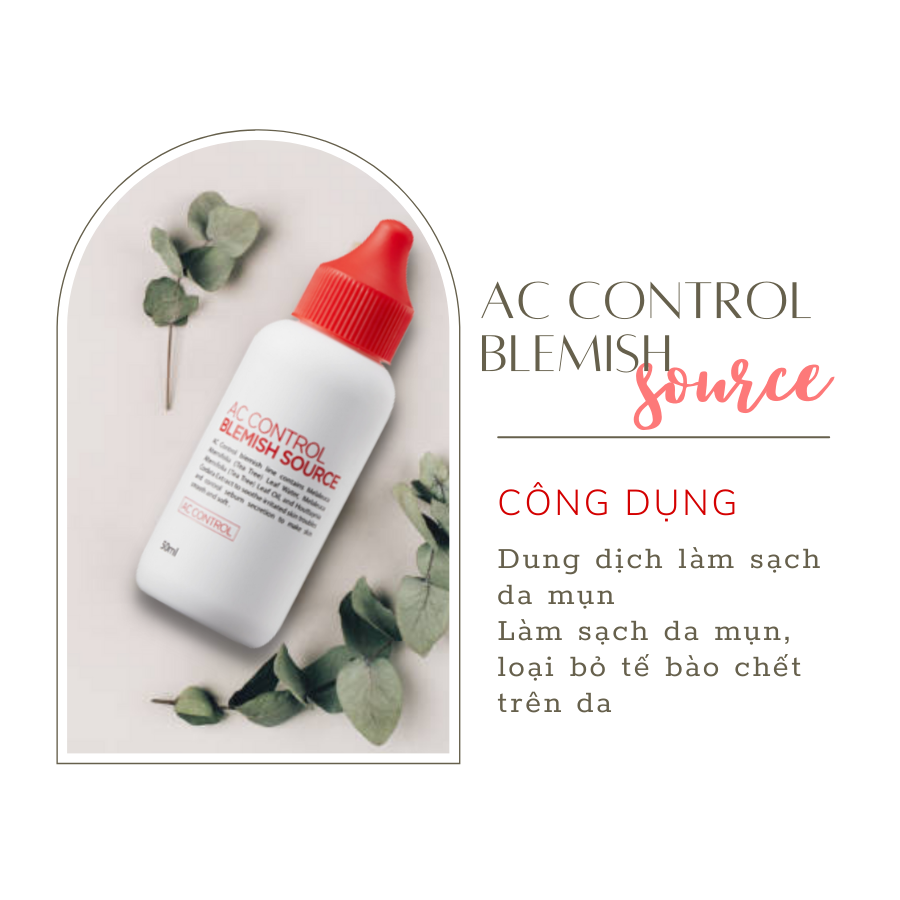 Dung Dịch Làm Sạch Da Mụn GoodnDoc  AC Control Blemish Source 50ml