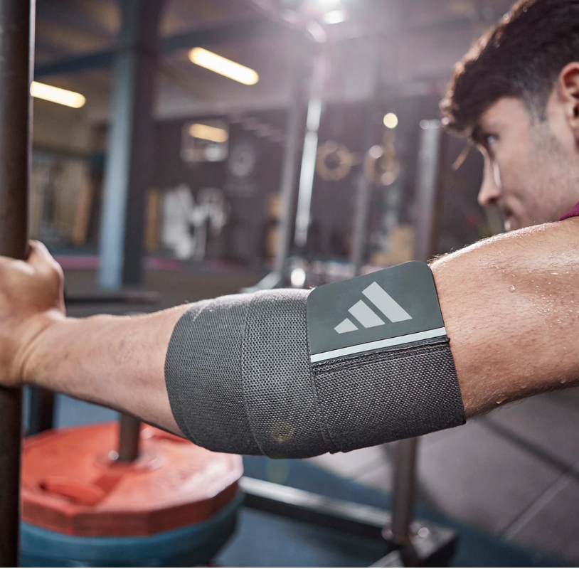 Băng Đầu Gối, Khủy Tay Thun Co Giãn - Băng Quấn Thể Thao Chính Hãng ADIDAS ADSU-13373-NL (1 Cái)