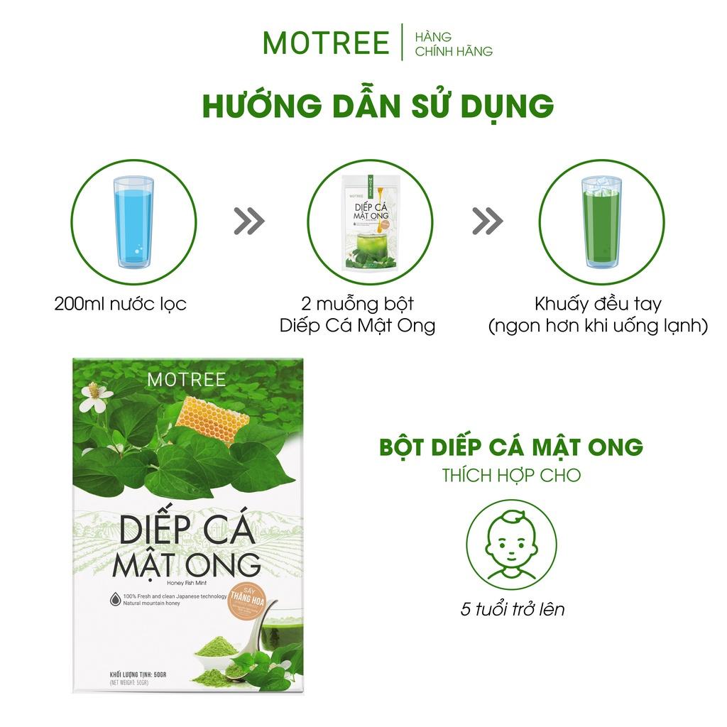 Bột diếp cá mật ong MOTREE sấy thăng hoa công nghệ Nhật Bản hộp 50gr