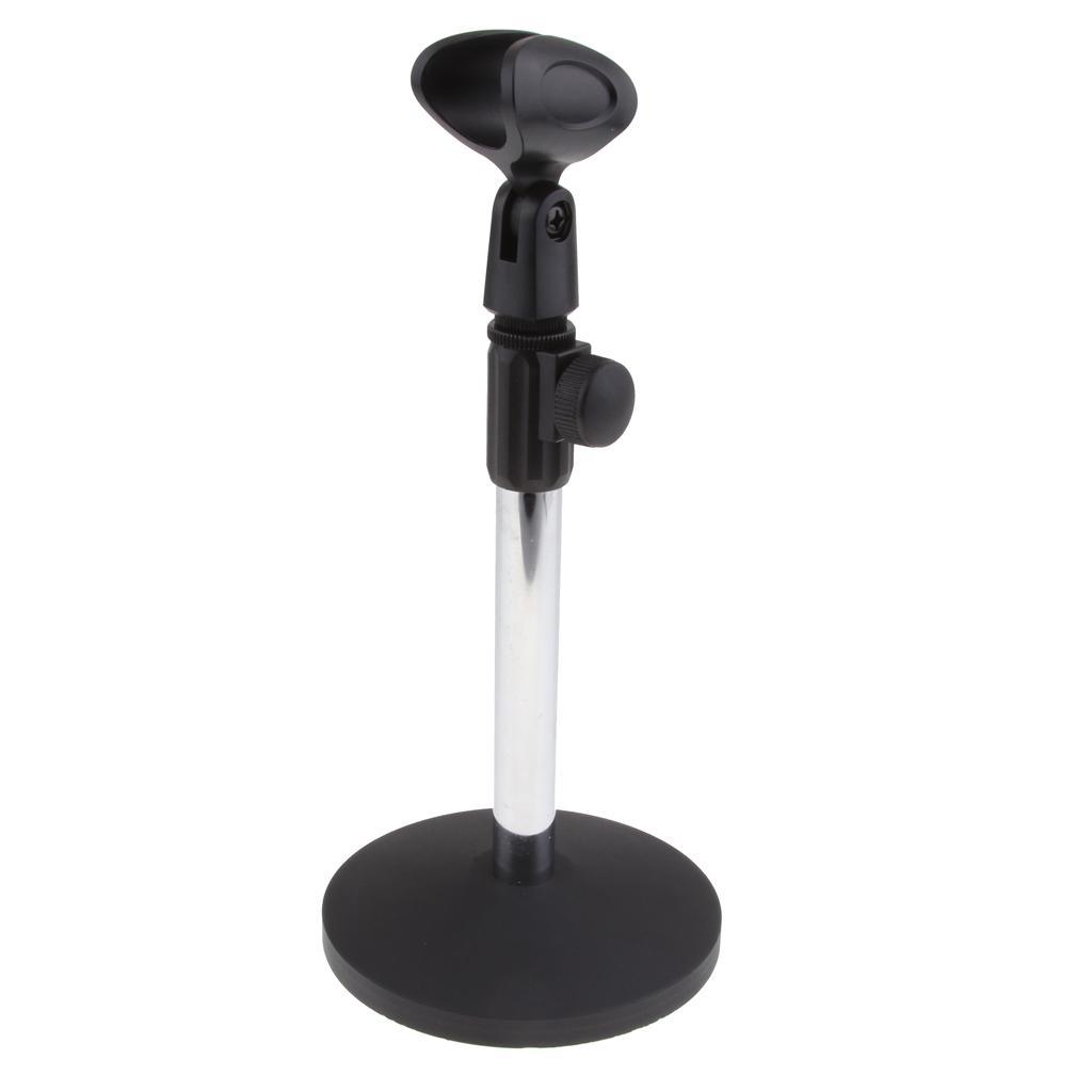 Desktop Microphone Desk Stand Adapter 7inch for Laptop Radio Podcasts On Stage Studio Audio Equipment Stands