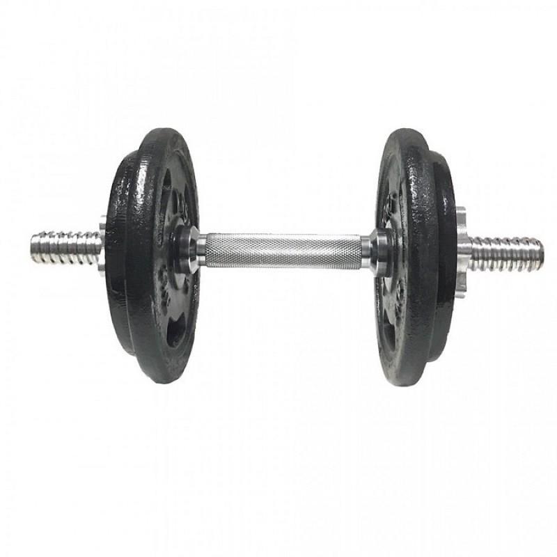 Bộ 1 đòn 35cm và 10kg tạ gang