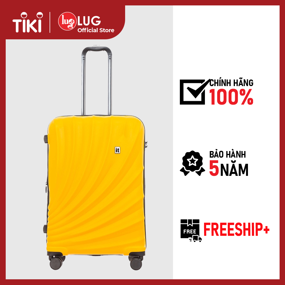 Vali Kéo Lug It Luggage S21S27S31 It16 - 2371 - 08 Nhựa Abs Hạn Chế Trầy Xước, Khóa Số Tsa An Ninh Quốc Tế, Ngăn Mở Rộng 25 - 27 Inch - Old Gold