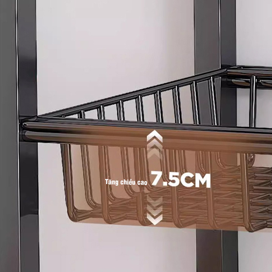 Tủ Bếp 4 Tầng Đa Năng 3in1 Sang Trọng Phong Cách Mới Chịu Lực 400Kg