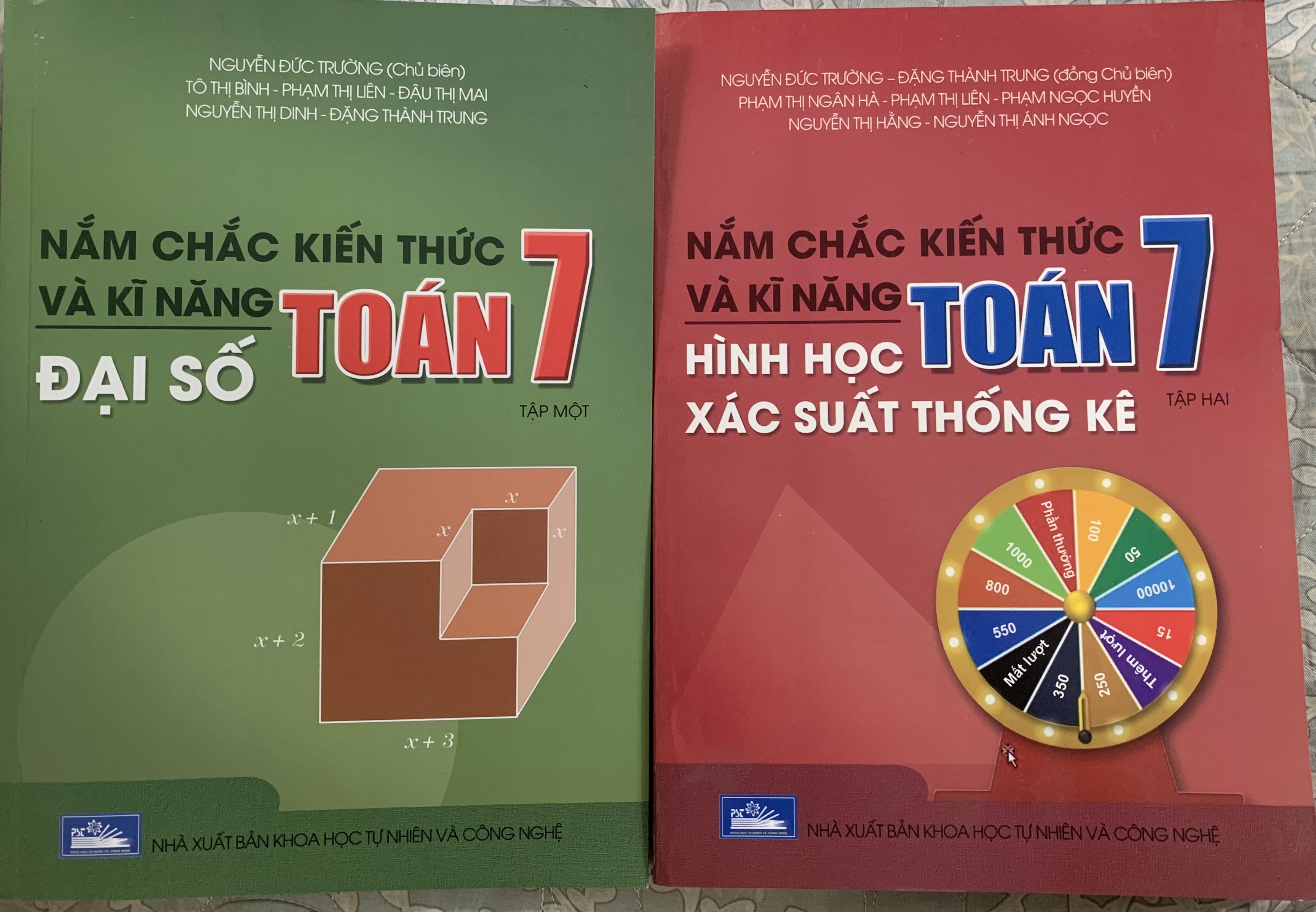 Sách - Nắm chắc kiến thức và kĩ năng Toán lớp 7(Tập một + Tập 2): Đại số và Hình học xác suất thống kê