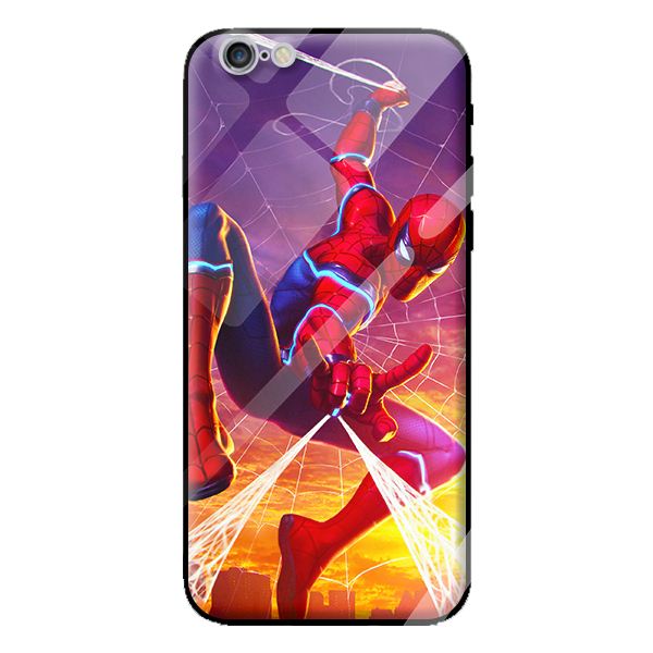 Ốp lưng kính cường lực cho iPhone 6 Plus siêu nhân 202 - Hàng chính hãng