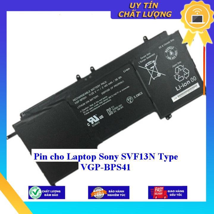 Pin cho Laptop Sony SVF13N Type VGP-BPS41 - Hàng Nhập Khẩu New Seal