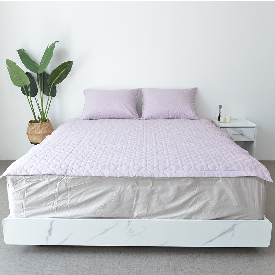 Tấm Bảo Vệ Nệm ARIZE Vải Microfiber Amber Pink Nhiều Kích Thước