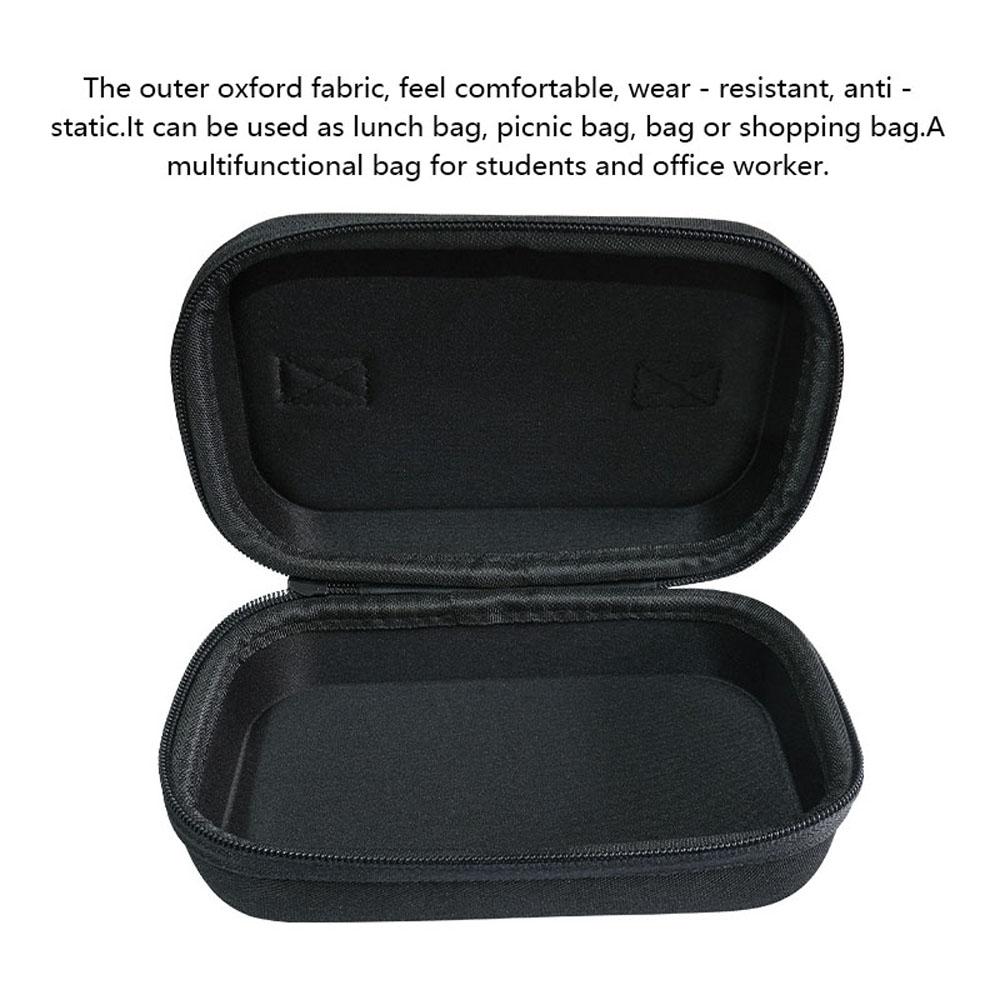 Túi giữ nhiệt đa năng khung cứng bằng vải oxford và polyester, phù hợp đựng cơm trưa văn phòng