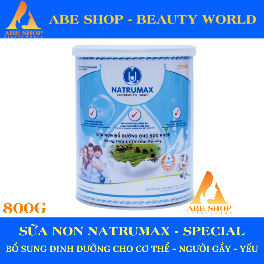 SỮA NON NATRUMAX SPECIAL 800Gram Dành Cho Người Gầy - Ốm
