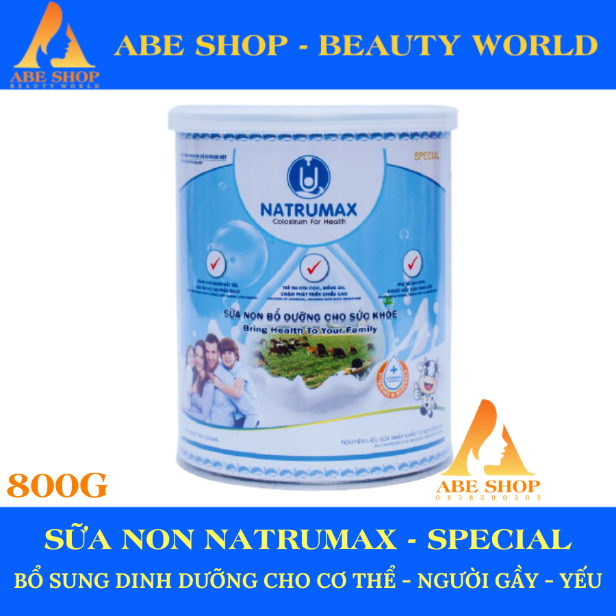 SỮA NON NATRUMAX SPECIAL ( FAMILY ) 800Gram Dành Cho Người Gầy - Ốm