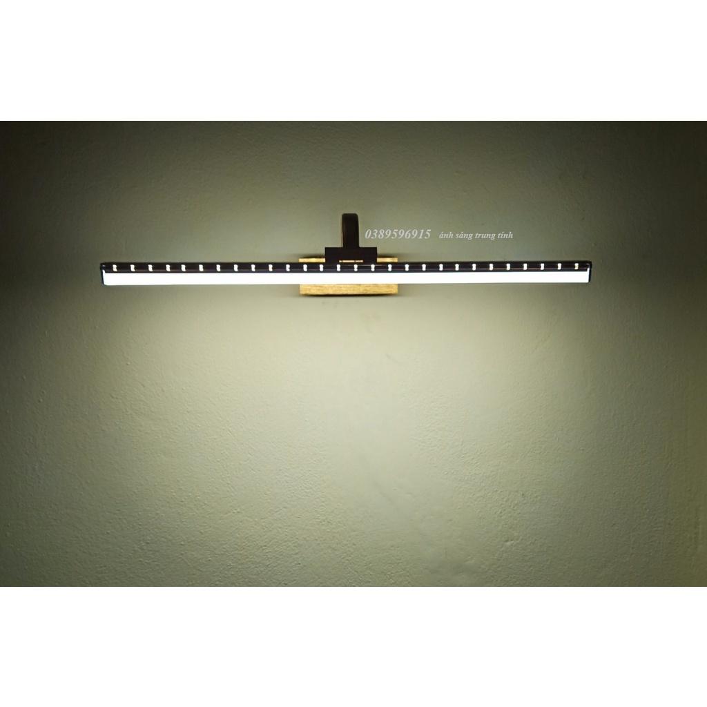 Đèn led soi gương - soi tranh - soi ảnh -chế độ 3 ánh sáng điều chỉnh góc chiếu