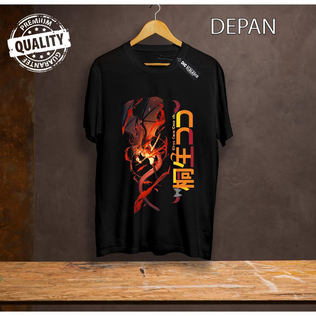 HOT Áo Phông Kiryu Coco Clothes Tshirt Anime Hololive Vtuber mẫu mới cực chât