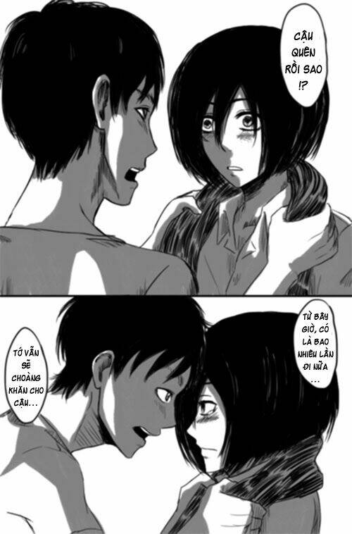 tấn công người khổng lồ - doujinshi eren x mikasa chapter 43 4