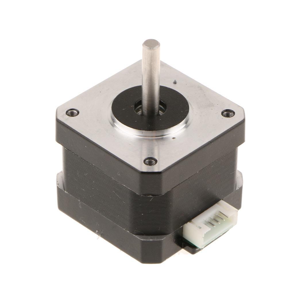 4- Nema17 Stepper Motor 40mm + Extruder Heat Sink Block for 3D Printers