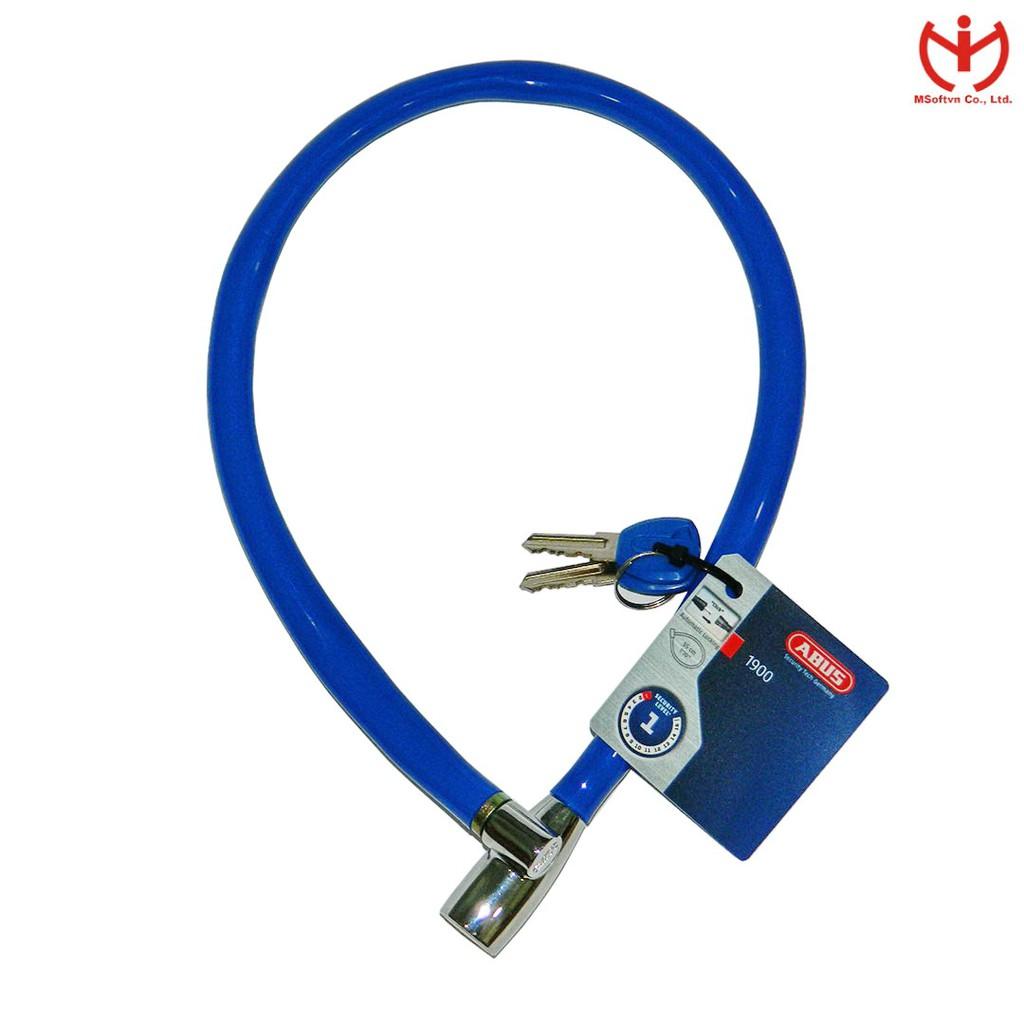 Khóa xe đạp ABUS 1900/55 dây cáp dài 55cm x 6mm đầu khóa chìa