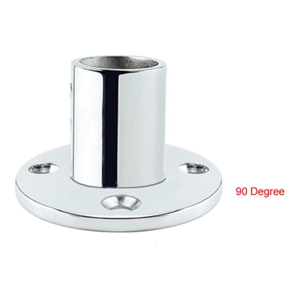 2X 25mm 316 Stainle Steel Marine Boat Handrail Durable Fitting