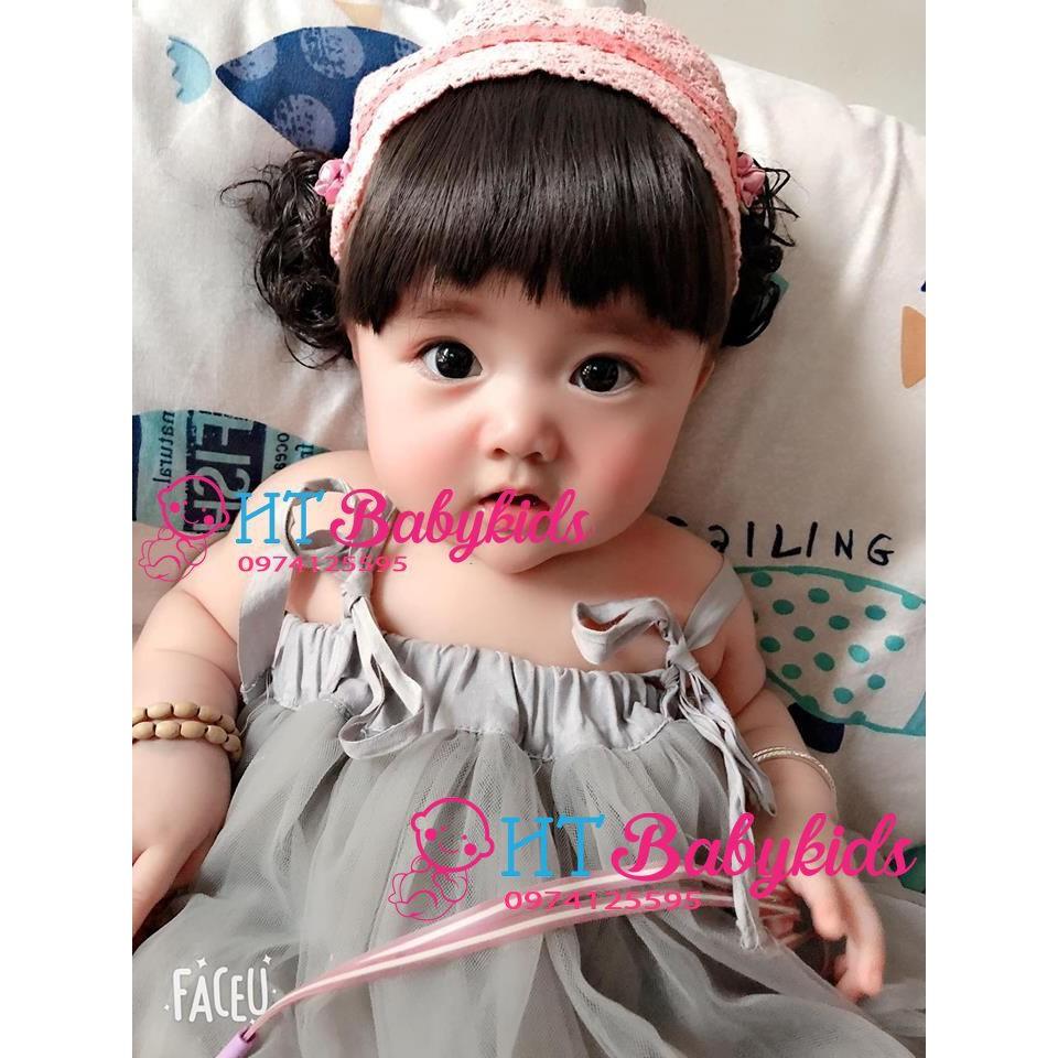 Băng Đô Đính Hoa Giả Phong Cách Hàn Quốc Dễ Thương Dành Cho Bé Gái