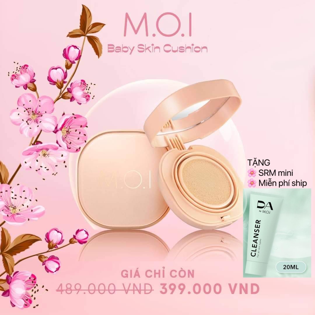 Baby Skin Cushion Phấn Nước 5in1