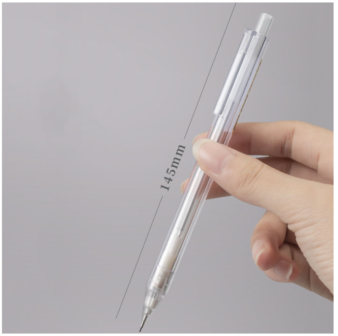 Bút Chì Bấm 0.5mm - Màu Trắng Trong