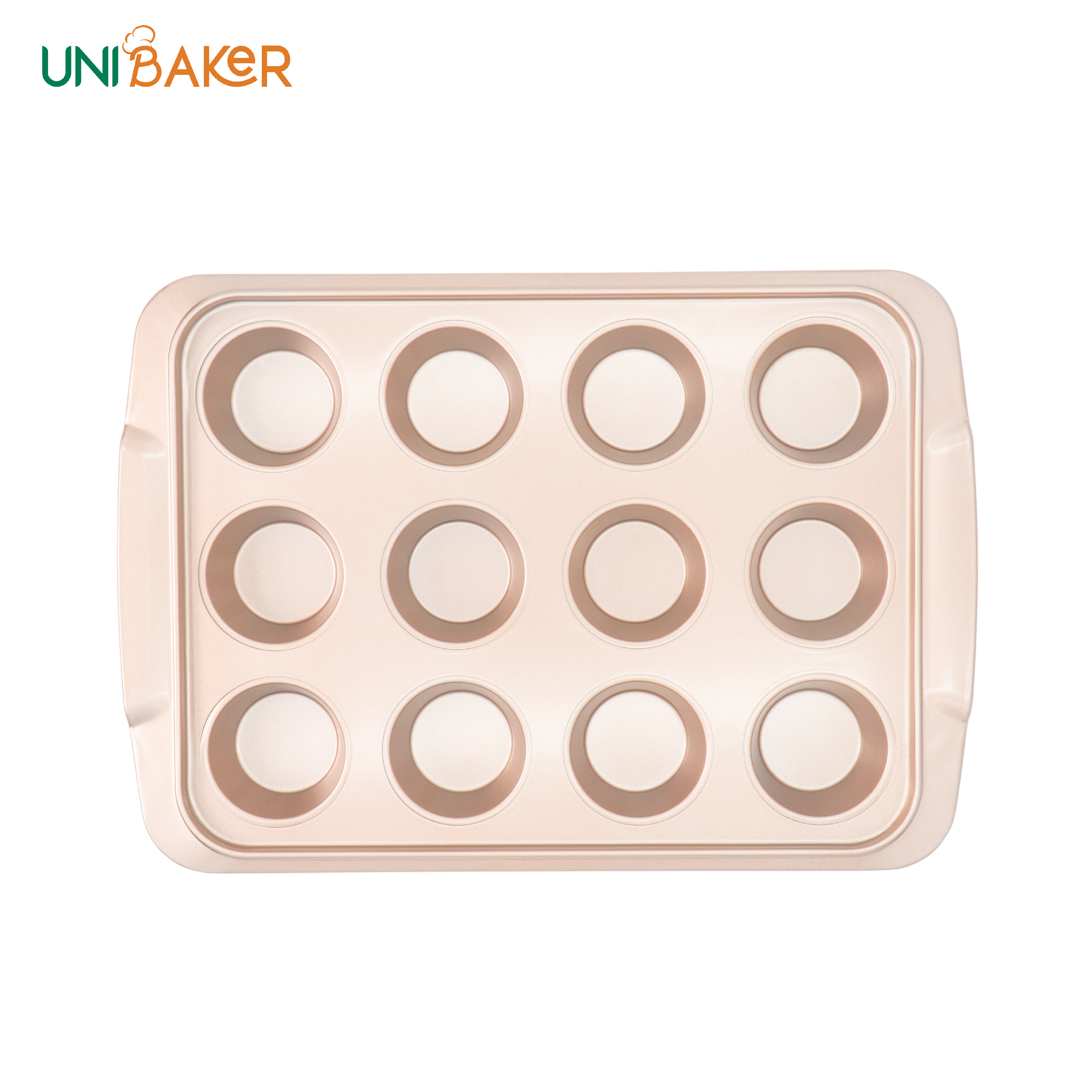 KHUÔN NƯỚNG 12 BÁNH CUPCAKE UNIBAKER MB843