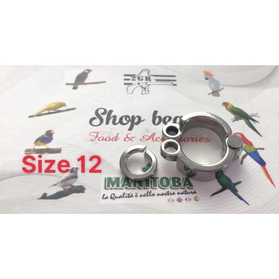 Vòng chân cho vẹt dùng cho xích chân inox 304
