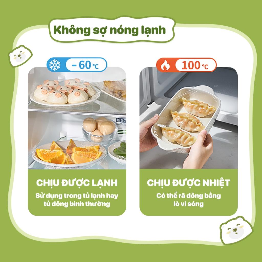 Túi bọc thực phẩm treo tường TOPGIA, chất liệu PE an toàn, chun siêu dai và đàn hồi cao
